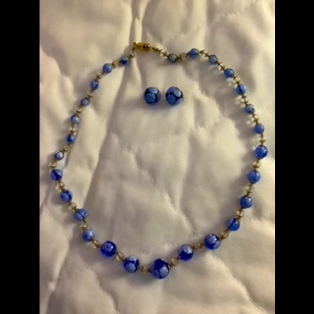 Murano Glass Millefiori Venetian Bead Necklace